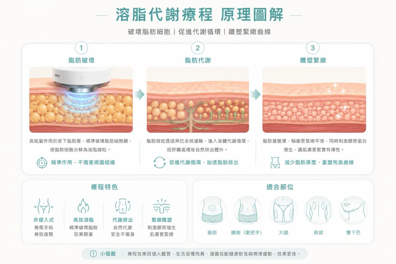 溶脂代謝療程原理圖