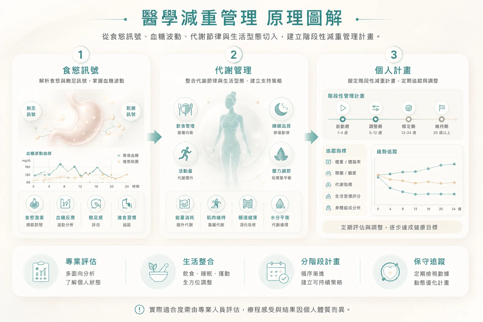醫學減重管理原理圖