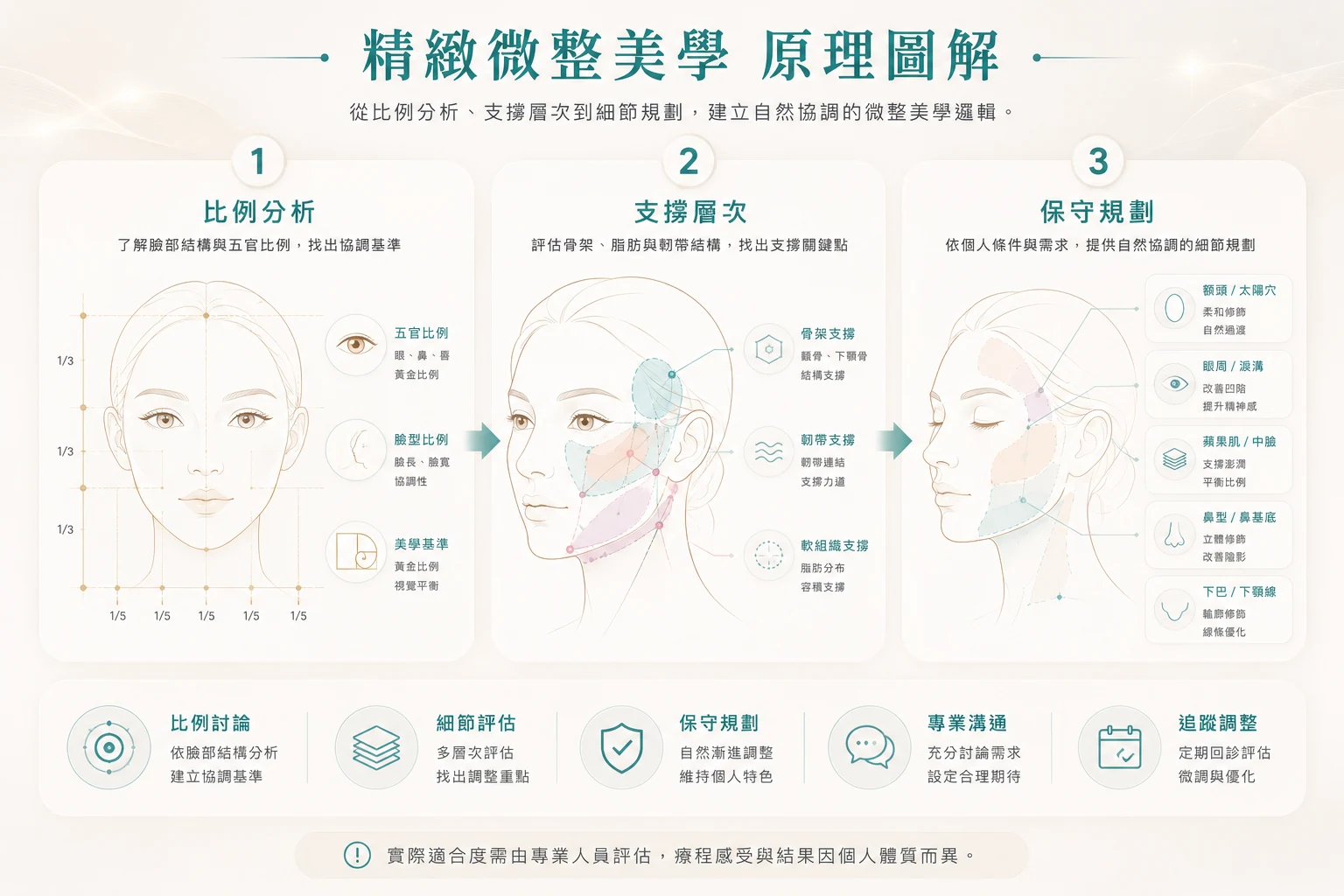 精緻微整美學原理圖